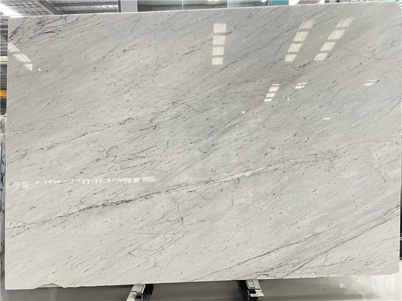 white carrara slab