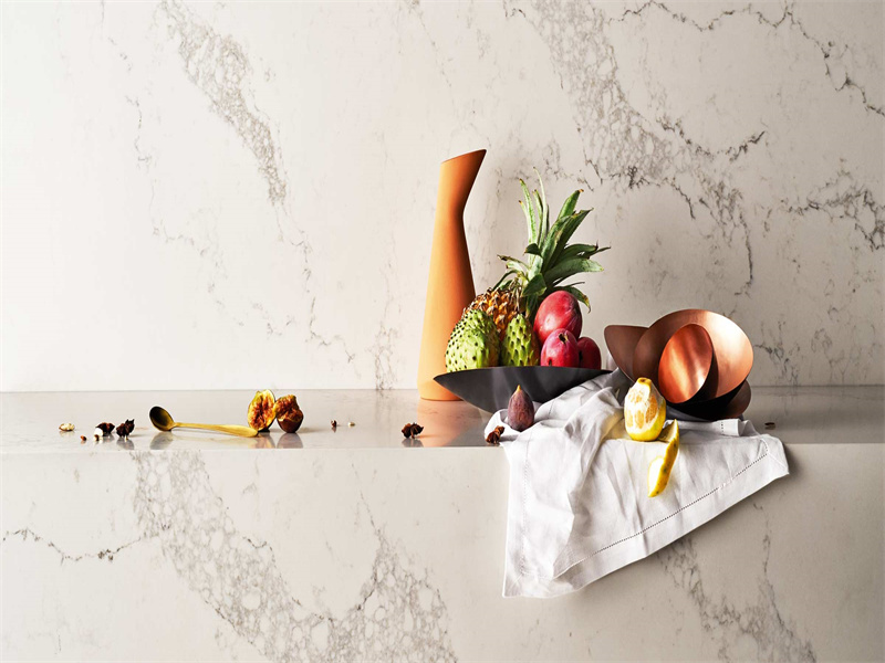 Statuario Maximus Quartz Slab