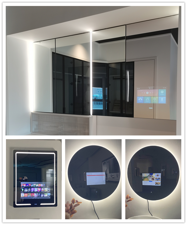 led smart touch lighted mirror