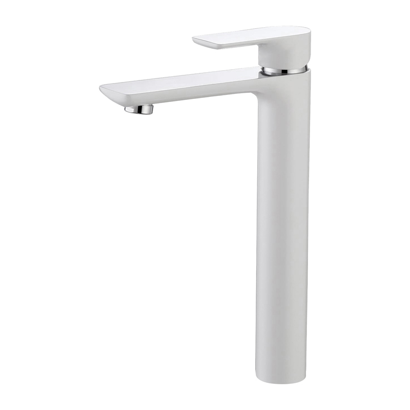 white brass wash basin taps13522