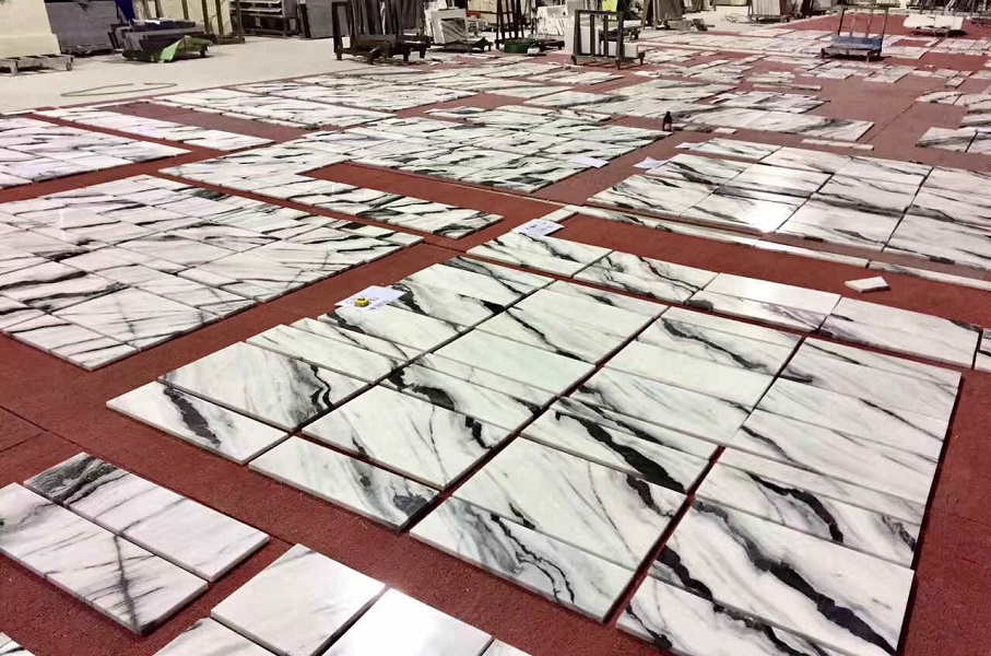 White Panda Marble Tiles