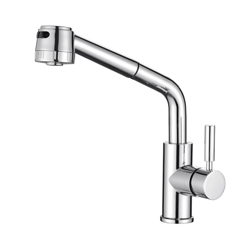 クロム引き出し真鍮キッチン蛇口_chrome_brass_pull_out_kitchen_faucet_Küchenarmaturen_Keukenkraan_NEUNAS_925CP