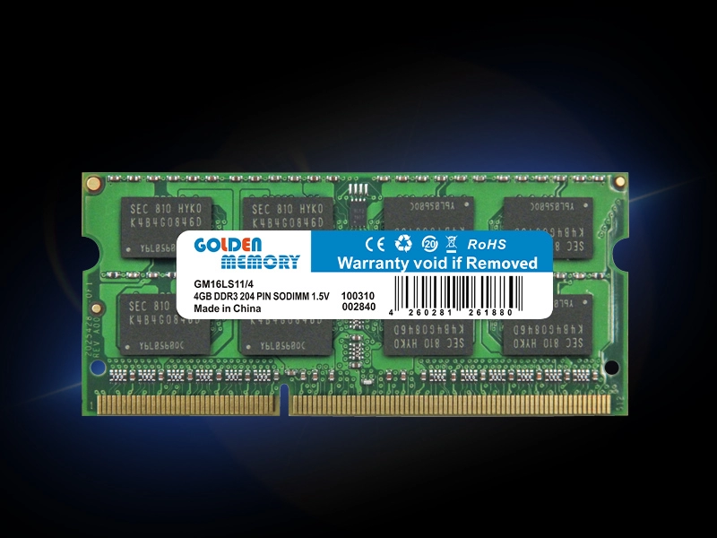卸売1.35V1.5VDDR3 Memoria RAM 8GB 1600MHz 1333MHz DDR 3 RAM4GBSoDIMMメモリラップトップ用
