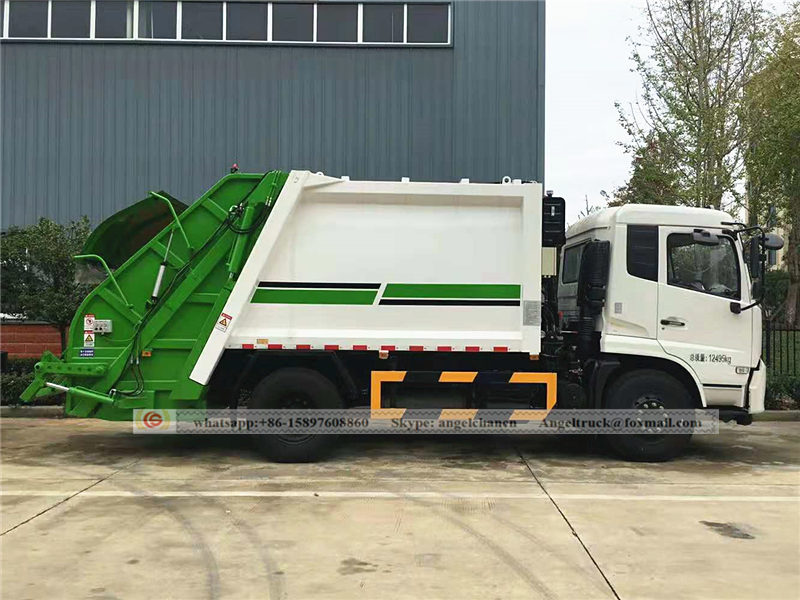 trash truck compactor