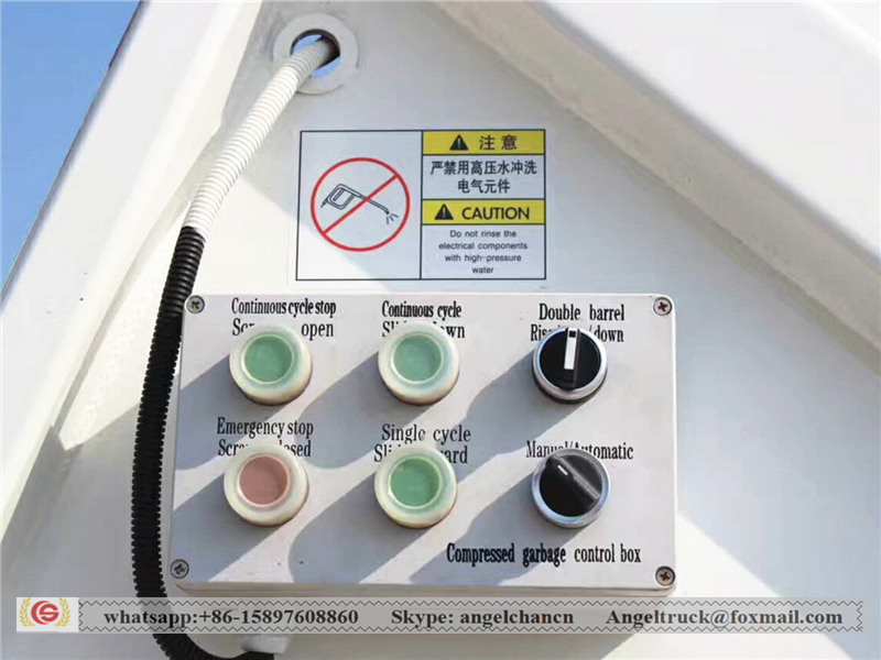 Control system for garbage compactor