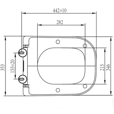 toilet seat square