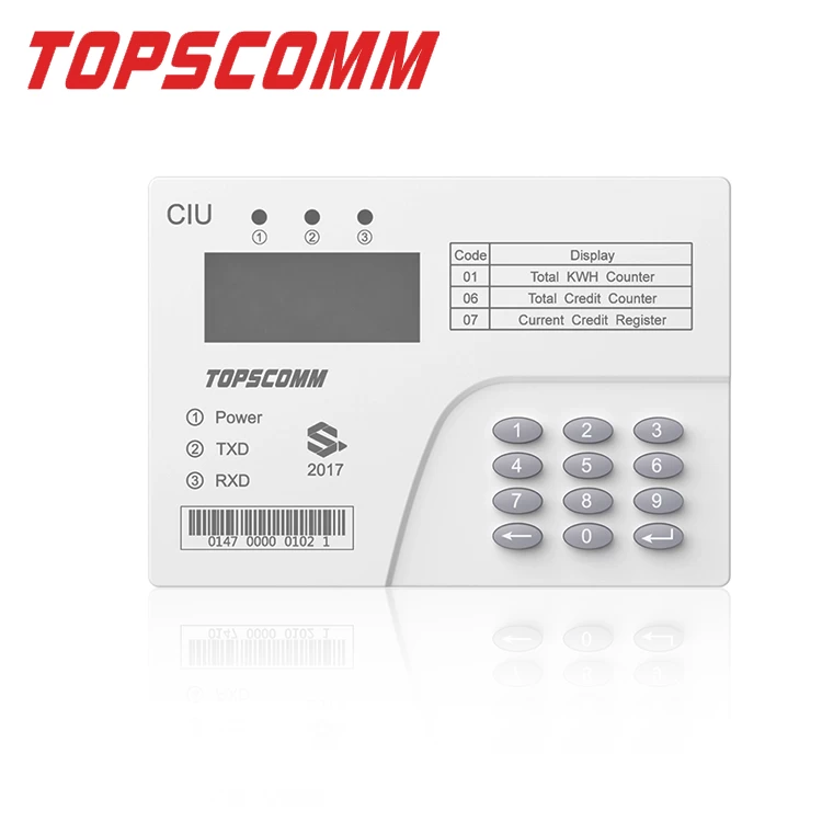 TC103コンシューマーインターフェイスユニット（CIU）キーパッドモニターおよびコントロールユニット