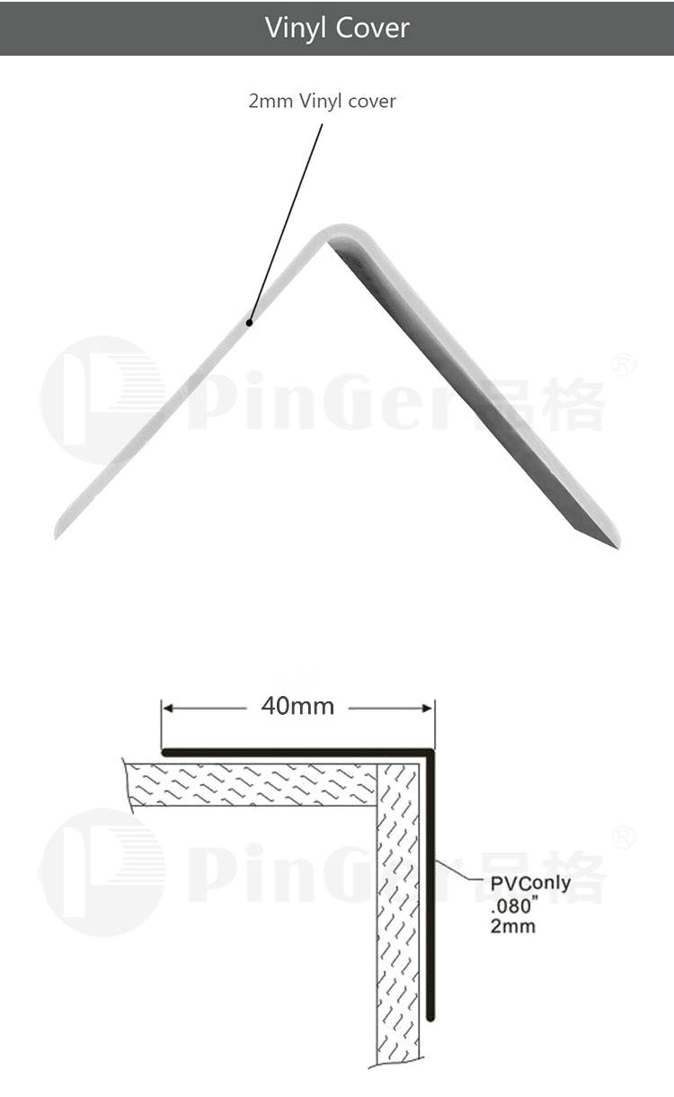 2mm ビニール壁コーナー保護