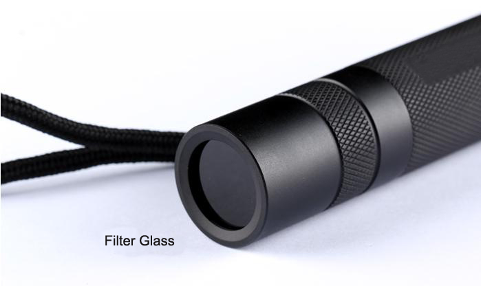 Black UV Flashlight