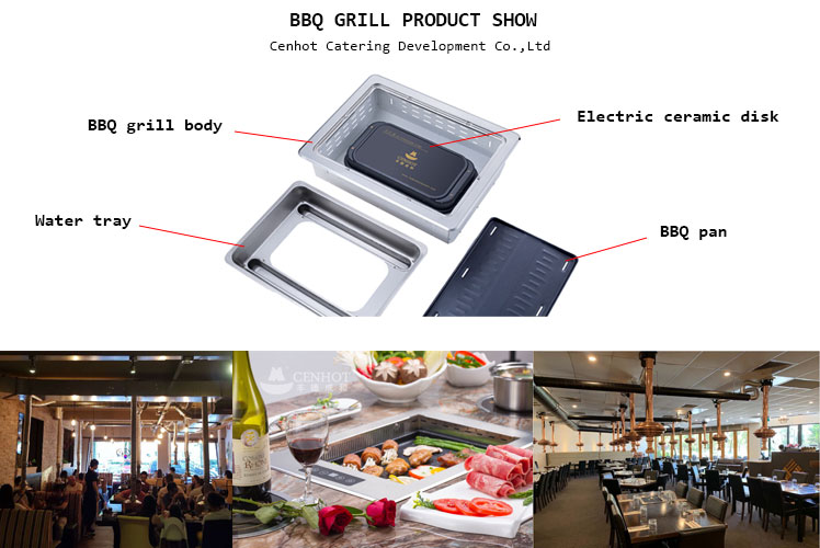 レストラン韓国式電気BBQグリル製品ショー - CENHOT