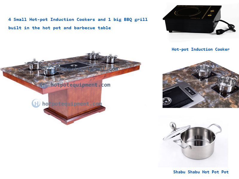 Hot-pot Induction Cookers build in the table - CENHOT