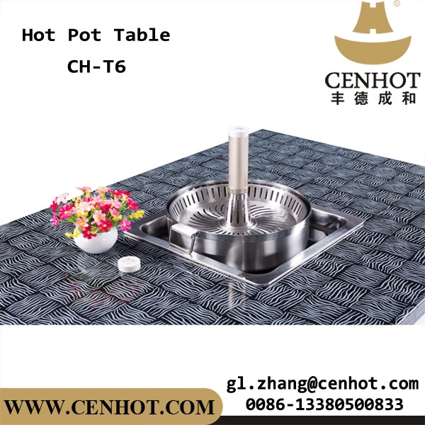 CENHOT リフト鍋付き商業レストラン鍋テーブル
