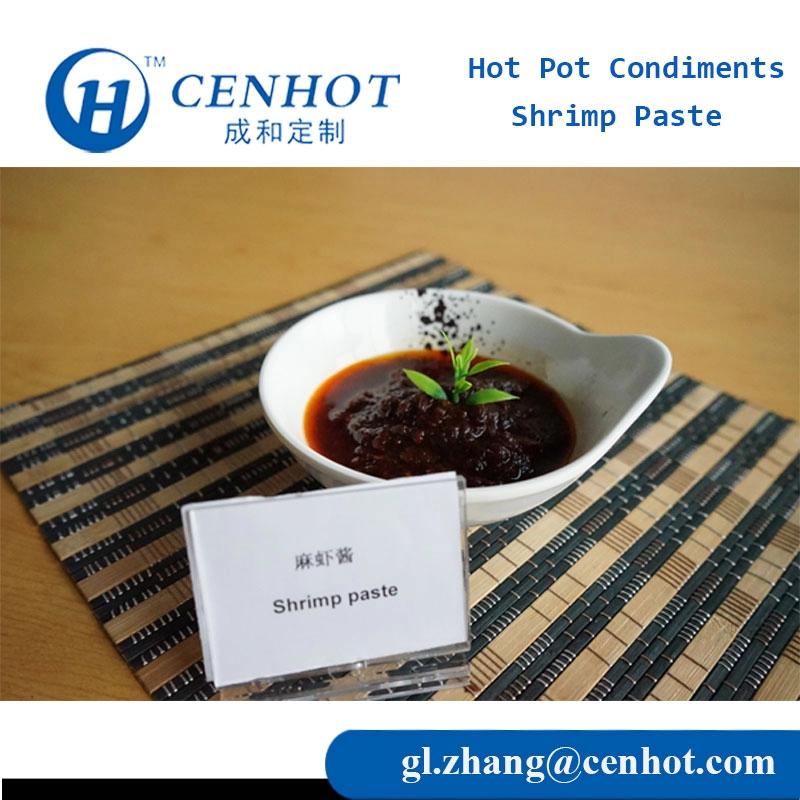 最高の味のホットポットシュリンプペーストソース素材中国-CENHOT