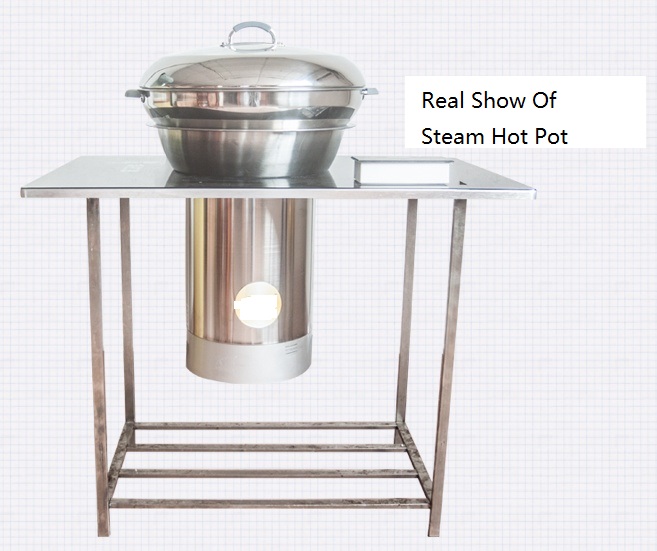 2 in 1 Steamer Hotpot effect - CENHOT