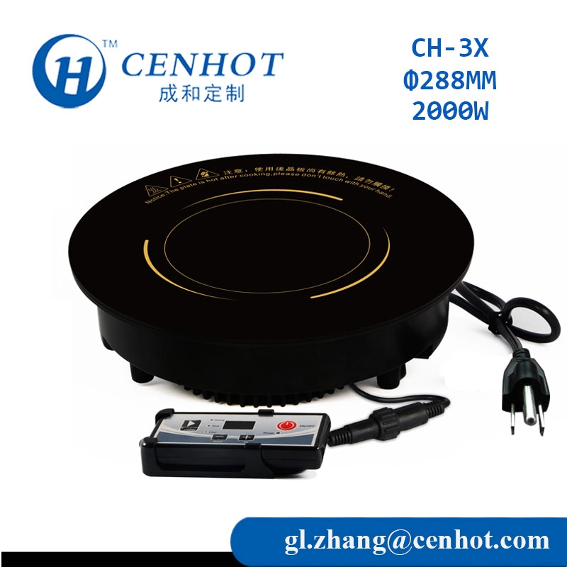 レストラン用の丸型ビルトインホットポット誘導調理器メーカー-CENHOT