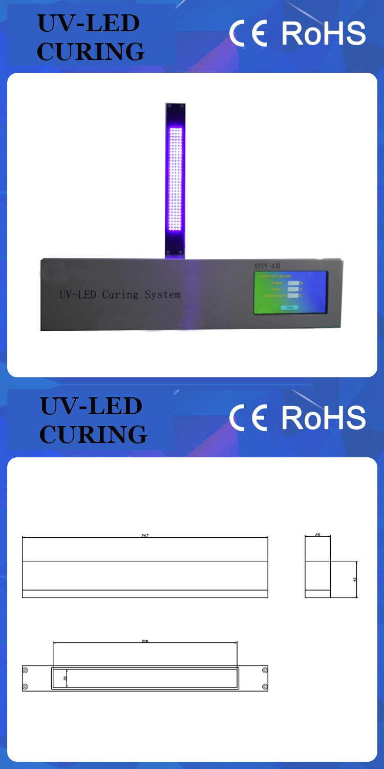 395nmペイントLED UV硬化システム