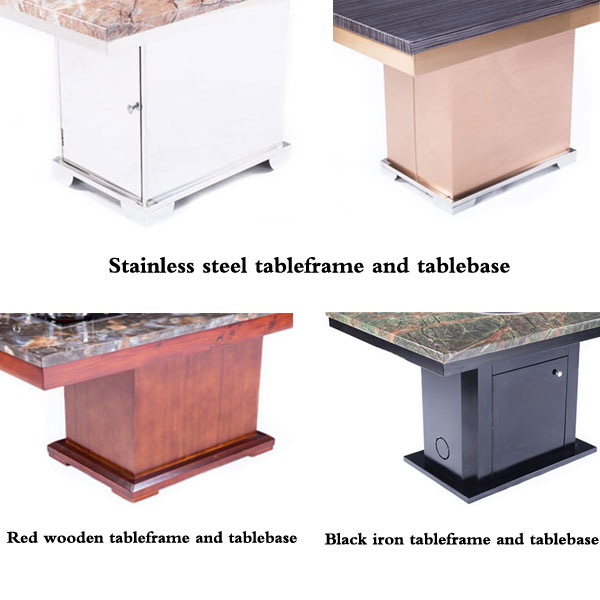 豊富な素材とカラーのテーブルフレームとテーブルベース-CENHOT