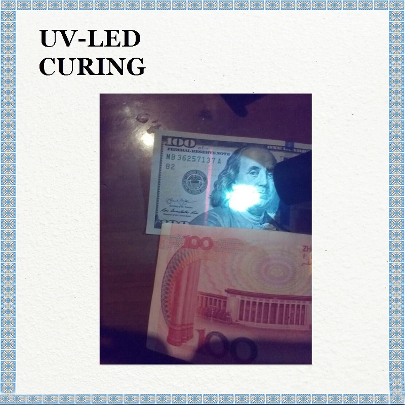 蛍光セキュリティ識別のための日亜化学工業UV365nmUV懐中電灯