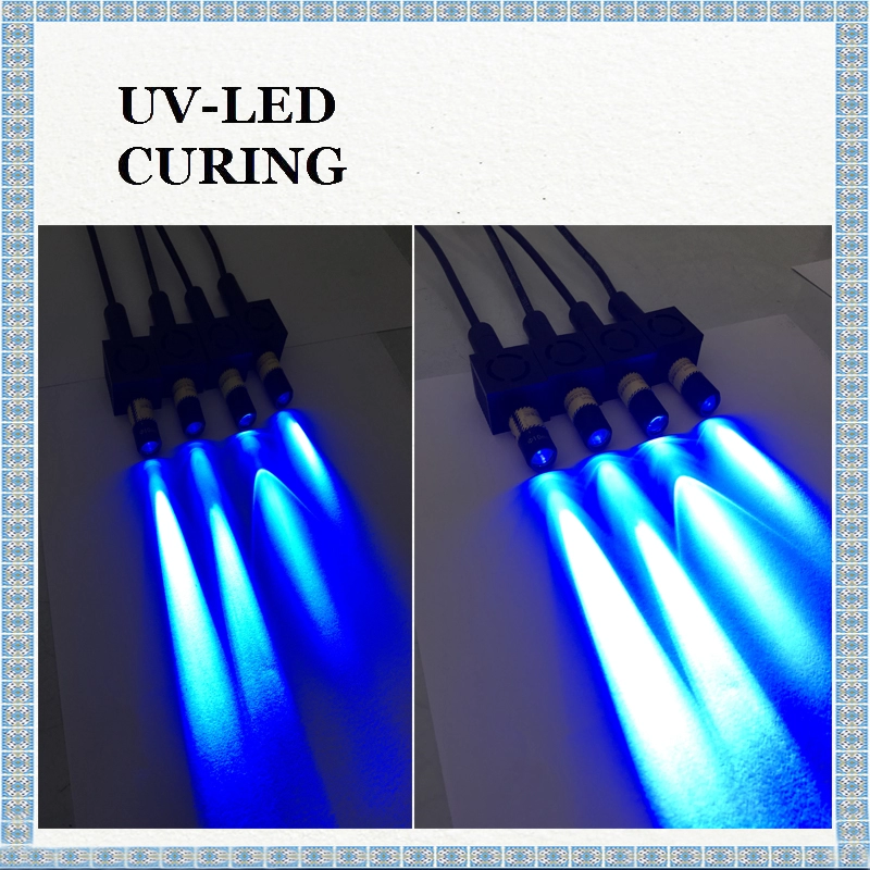 高速硬化UV接着剤用の空冷スポットUVLEDライト