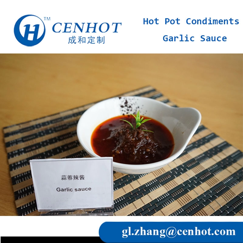 鍋の供給のための中国のスパイシーなニンニクソース材料-CENHOT