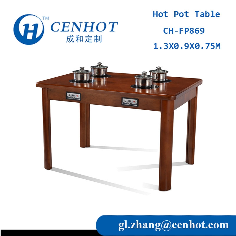 木製鍋テーブル、正方形鍋テーブルメーカー-CENHOT