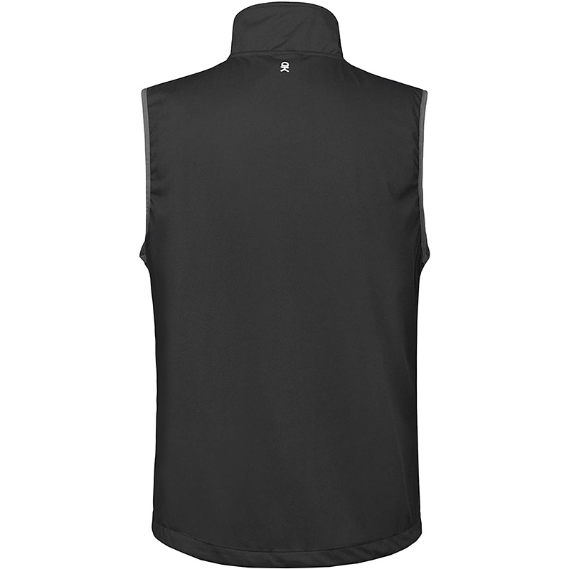 black woven vest