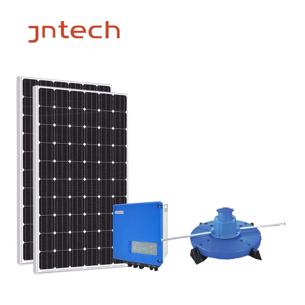 JNTECHソーラーエアレーションシステムフィッシュパドルホイールエアレーター水産養殖用ソーラーエアレーター
