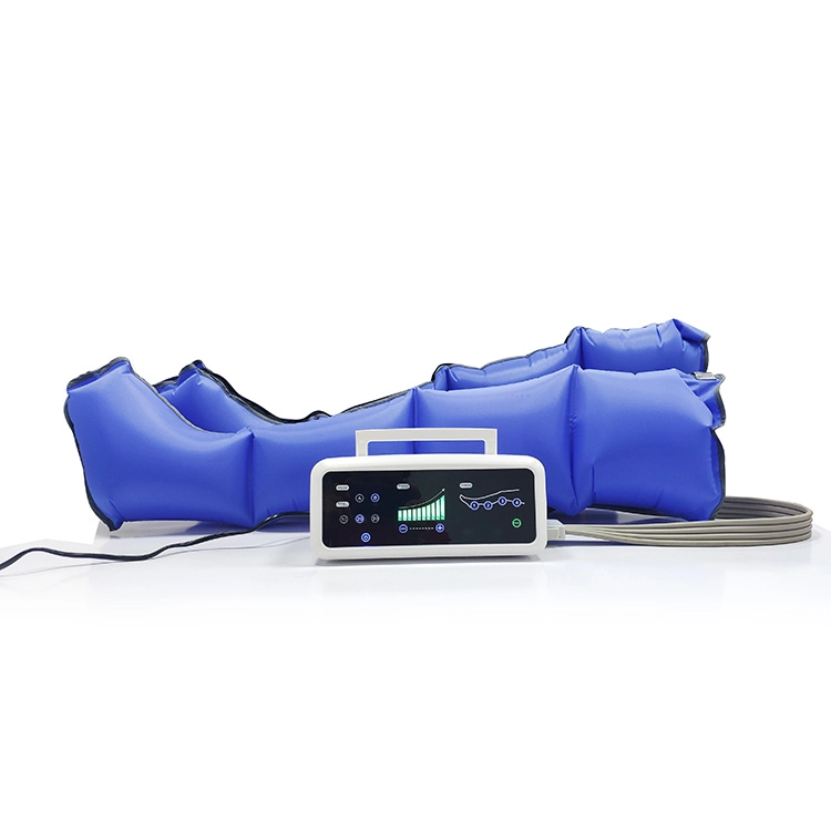 新しいポータブル空気圧圧縮治療装置スポーツ回復ブーツレッグマッサージャー