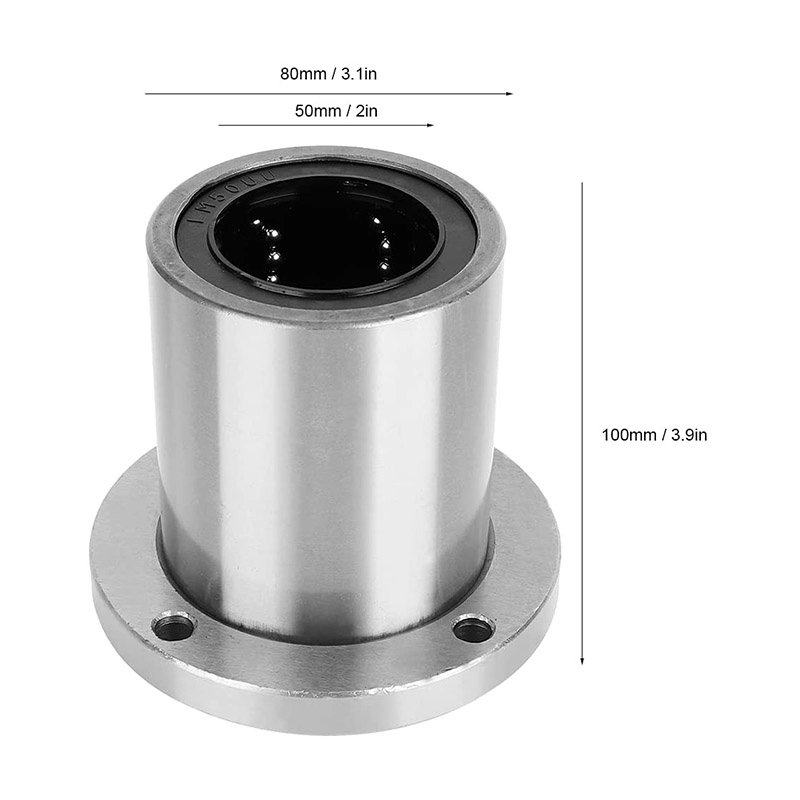 電子機械すべり部品用リニアボールベアリングLMF50UU50x80x100mm