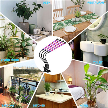 軽量でコンパクトな家庭用植物育成テーブルランプ