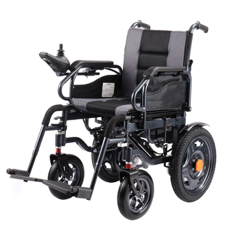 電動車椅子のハイパワーを折りたたむモダンなデザイン