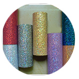 silver glitter flash powder for leather