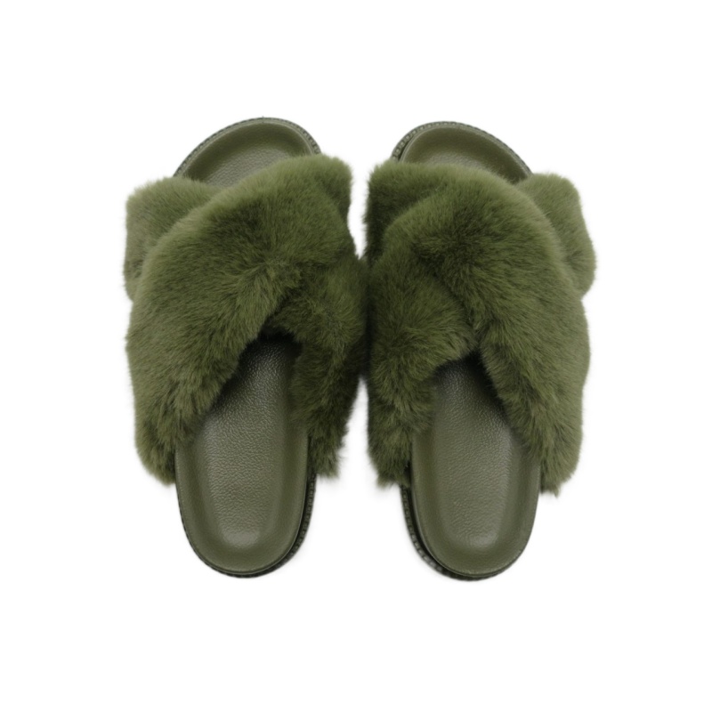 Faux Fur Slippers