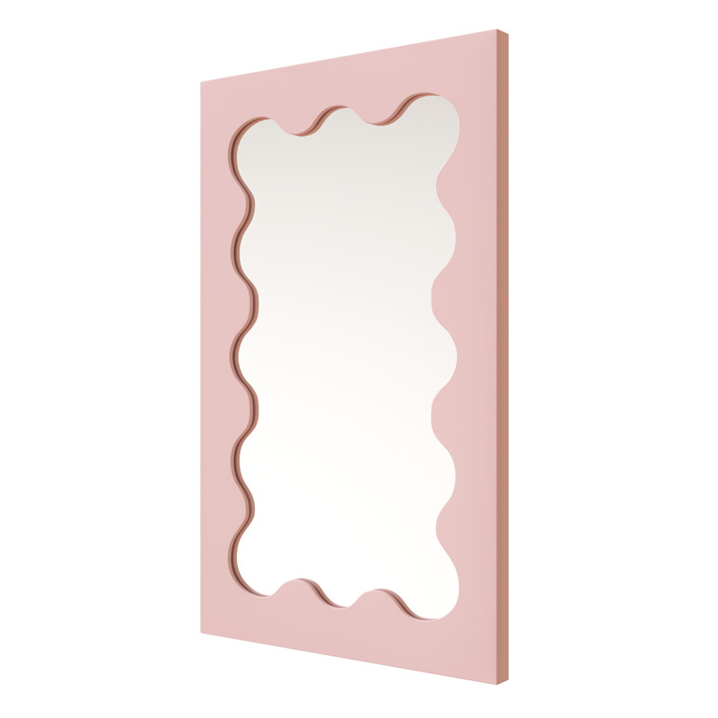 Frameless irregular mirror