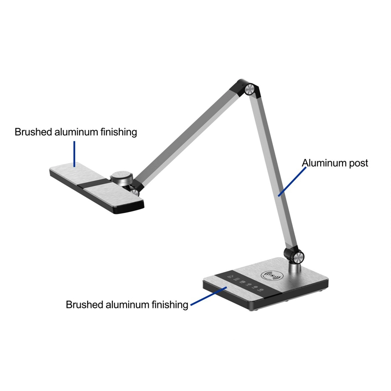 ワイヤレス充電LEDデスクランプ