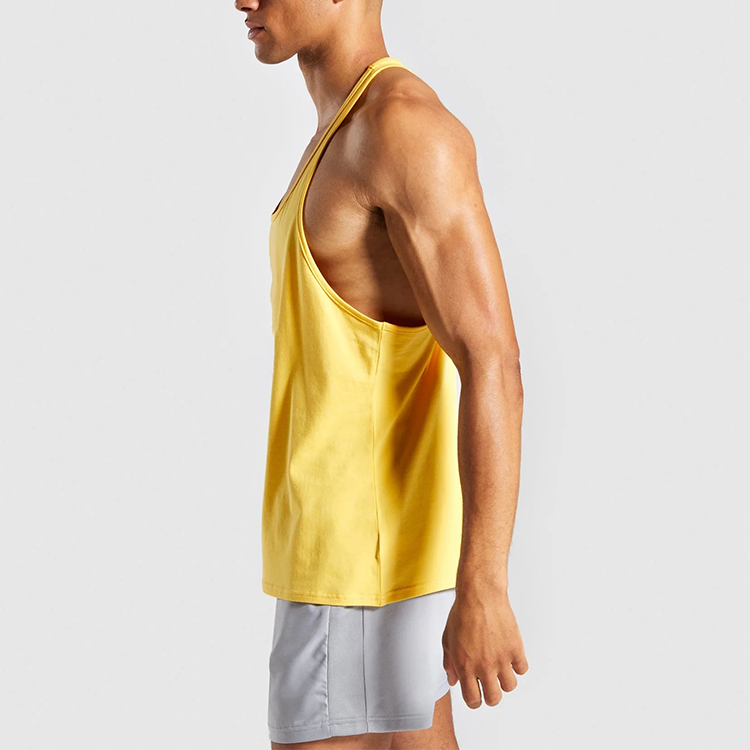 High-stretch slim fit Singlet Tops