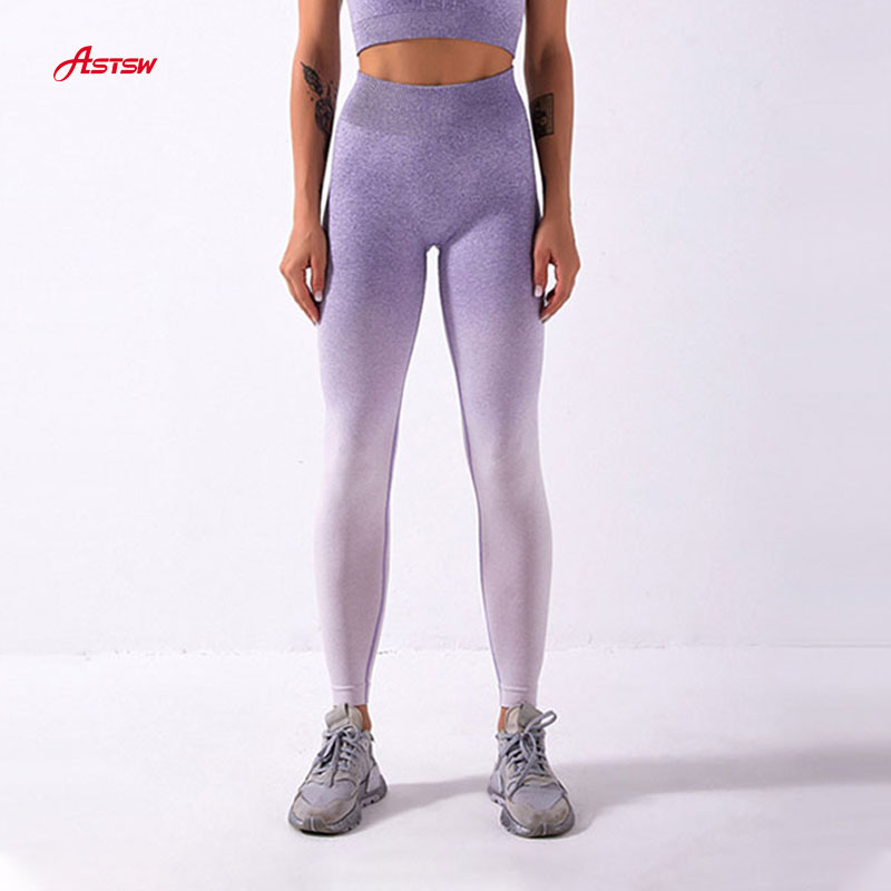 seamless ombre leggings