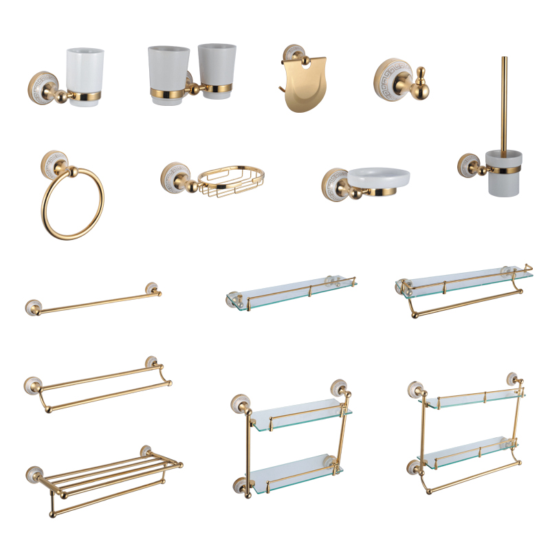 Modern style bathroom hardware set