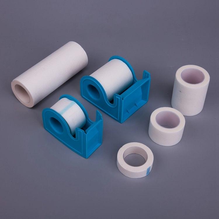 プラスチックを使用した医療用不織布外科用紙粘着テープ