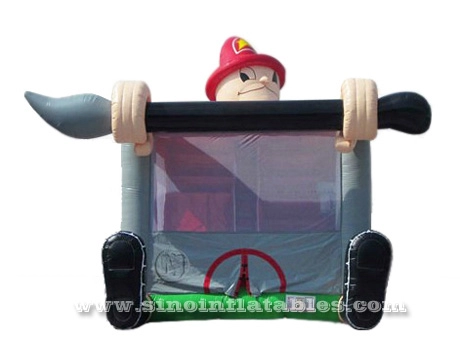 Sinoインフレータブルから販売されているポップな商業消防士インフレータブルコンボ