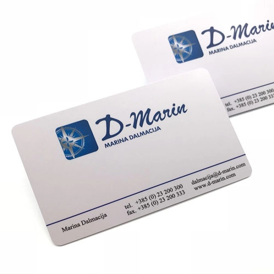 印刷可能な PVC ブランク 書き換え可能な ID カード サーマルビジュアルカード