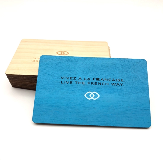 13.56MHz木製RFIDカード非接触木製ホテルキーカード