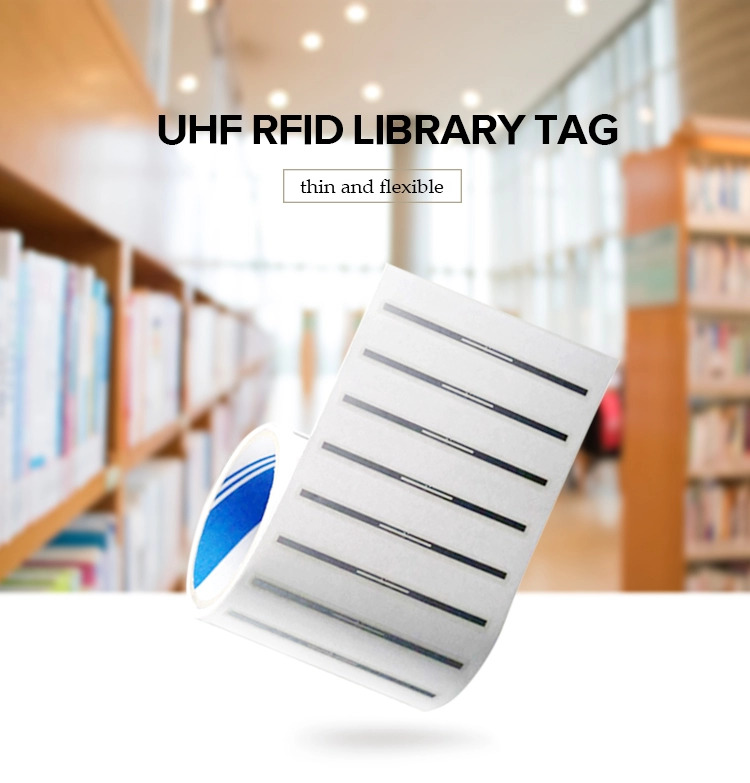 書籍管理 860-960MHz 盗難防止ラベル rfid ステッカー rfid タグ図書館用