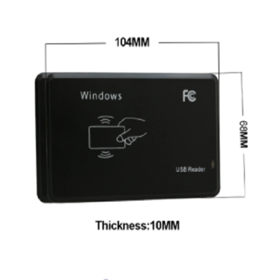 125KHZ USB/RS232 インターフェース LF RFID スマート ID カードリーダー