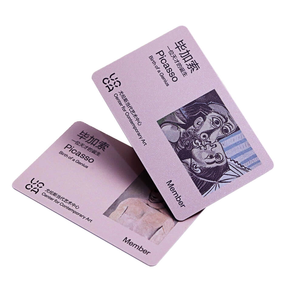 博物館用プラスチックRFID会員入場券カード