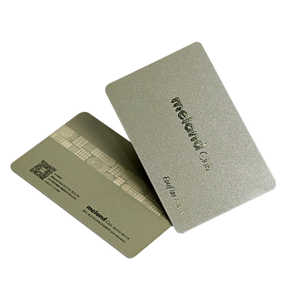 金箔が付いているシルク スクリーンの金粉 13.56MHz FM1108 RFID カード