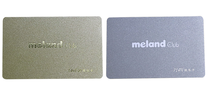 メンバーシップ用の銀粉 13.56MHz Mifare® Classic 1K Iso カード