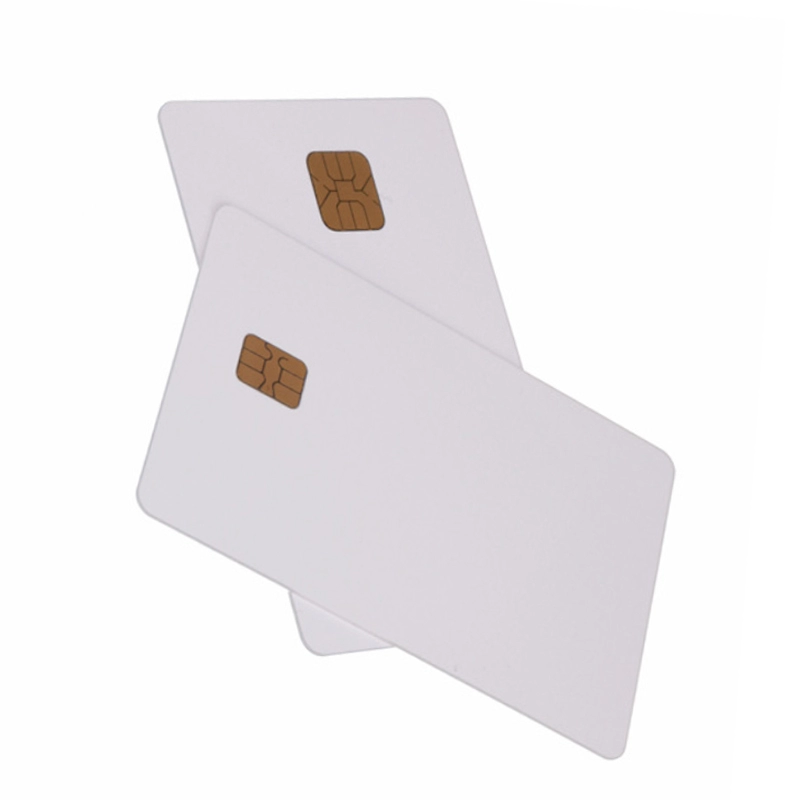 インクジェット印刷の空白の白 4442/4428 チップ接触スマート カード