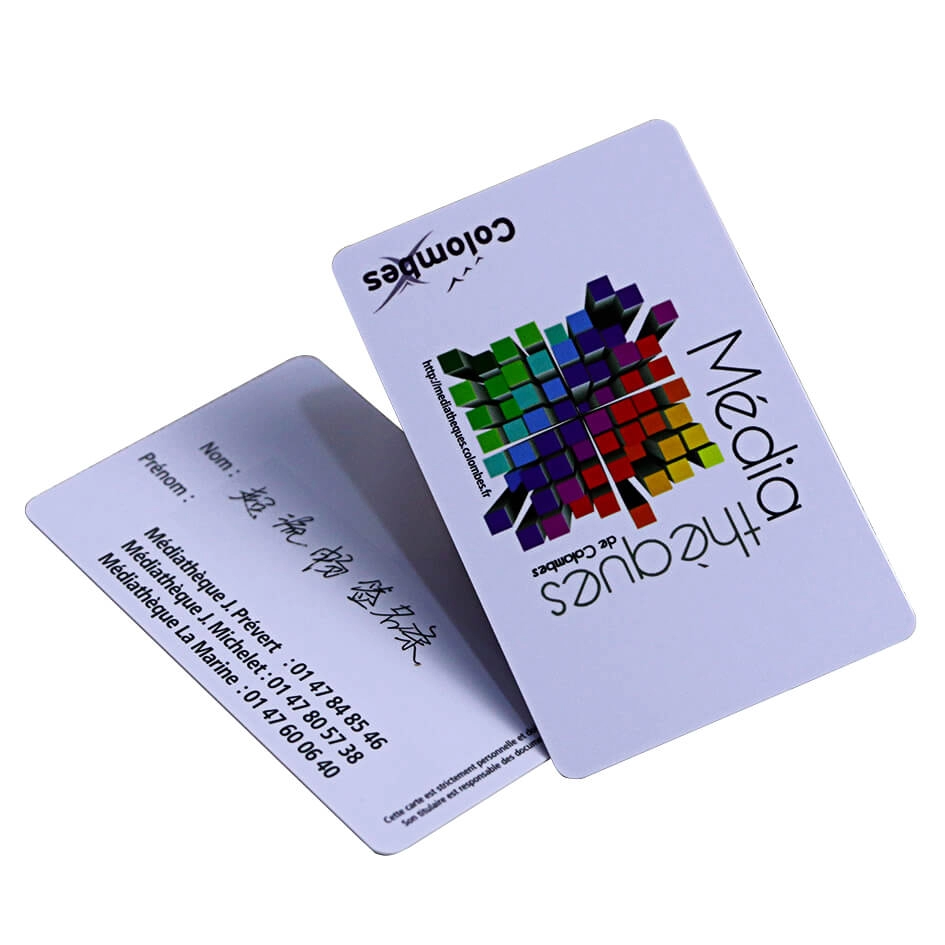フル印刷プラスチック PVC 非接触 RFID チップ カード