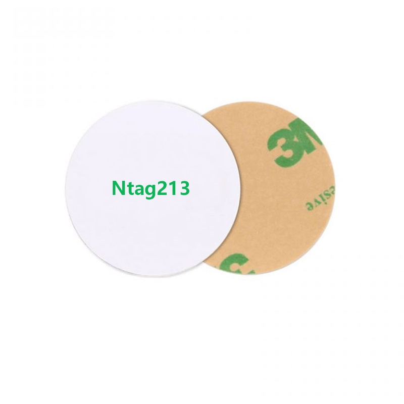 Ntag213 3M ステッカー付き書き込み可能 NFC コイン カード